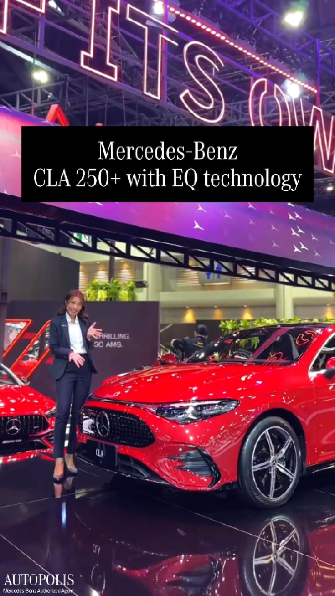 Mercedes-Benz The new CLA 250+ with EQ technology Mercedes-Benz The new CLA 250+ with EQ technology